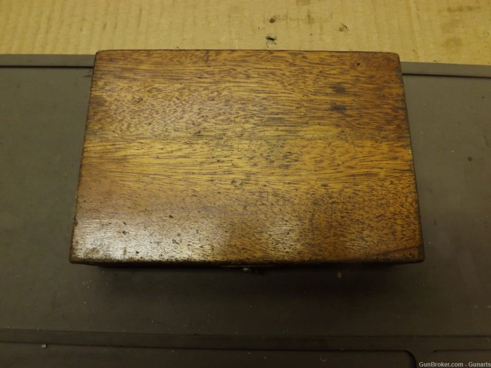 Micrometer depth gauge wooden box-img-1