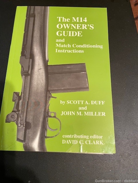 Signed M14 Owner's Guide & Match Conditioning Instructions by Scott Duff -img-0
