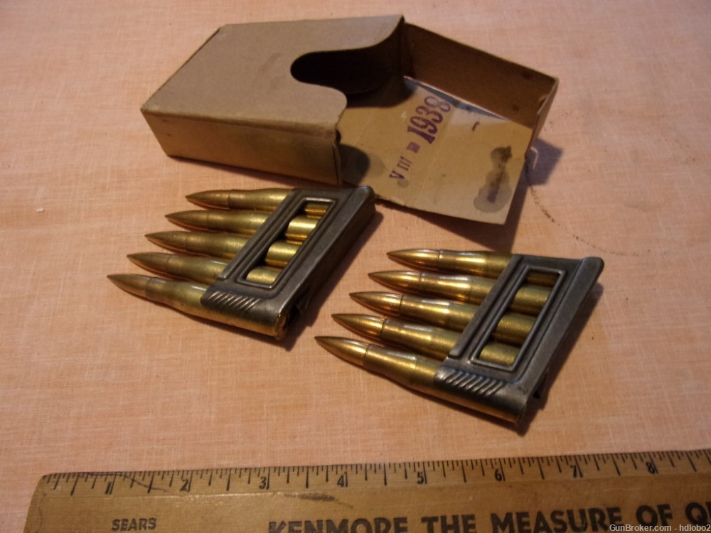 50 ROUNDS OF WWII GERMAN 8MM AMMUNITION IN CLIPS-img-4