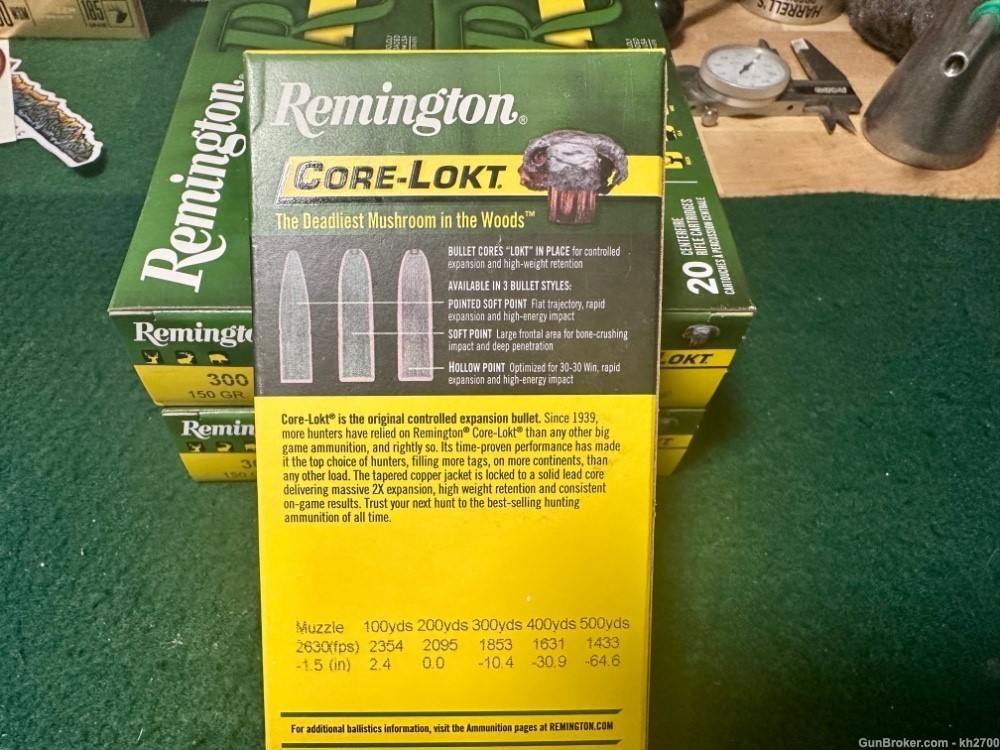 100 rds of 300 Savage Core Lokt SP 150 Grain Ammo Lever Action-img-1