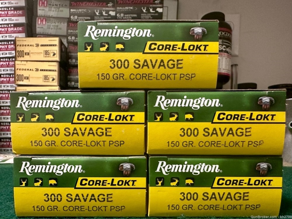 100 rds of 300 Savage Core Lokt SP 150 Grain Ammo Lever Action-img-0