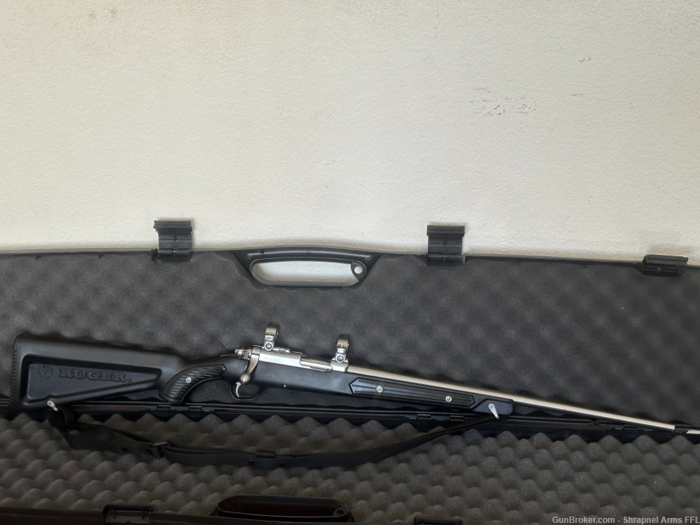 Ruger 77/22 Skeleton 22 Magnum, Collectible, Bolt Action 20" stainless -img-0