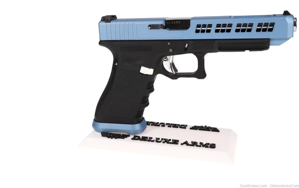 NEW RCW Glock 34 Gen 3 Custom Slide Cuts Magwell Cerakote Mirror Polished-img-1