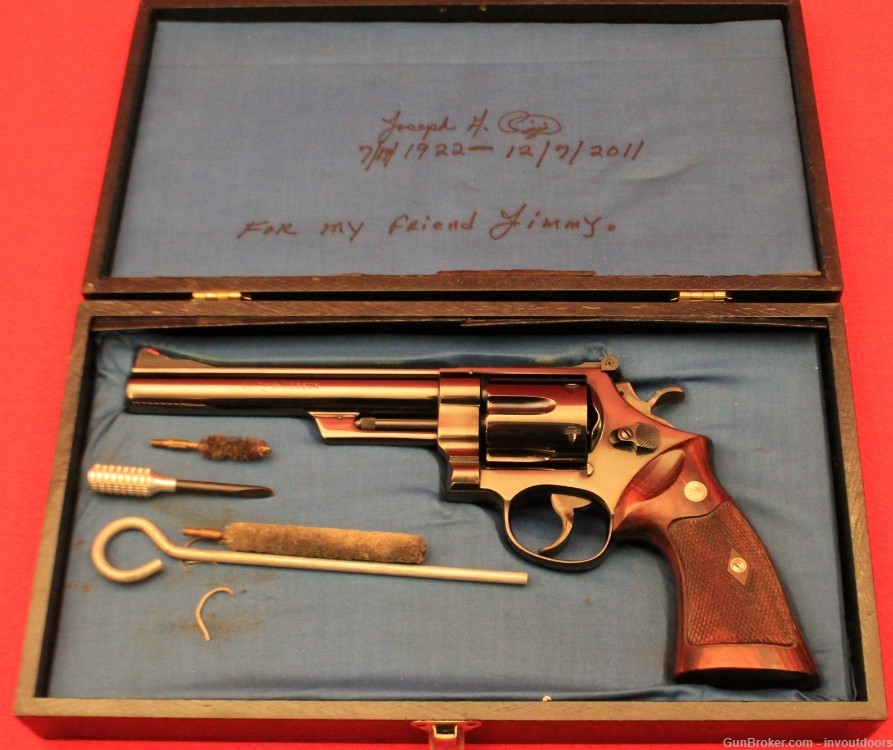 Smith & Wesson Pre-model 29 .44 magnum 6.5"-barrel revolver.-img-3