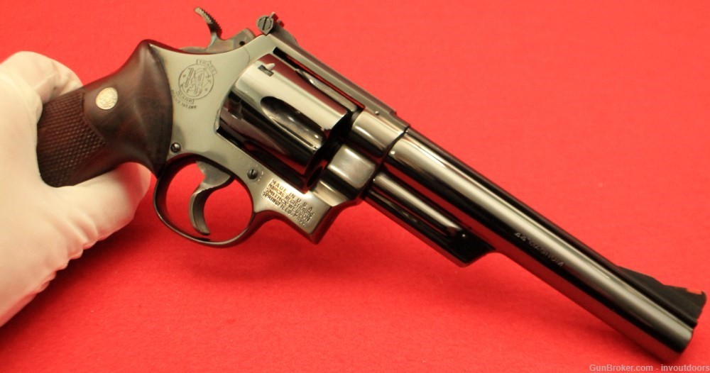 Smith & Wesson Pre-model 29 .44 magnum 6.5"-barrel revolver.-img-6