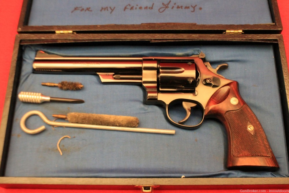 Smith & Wesson Pre-model 29 .44 magnum 6.5"-barrel revolver.-img-2