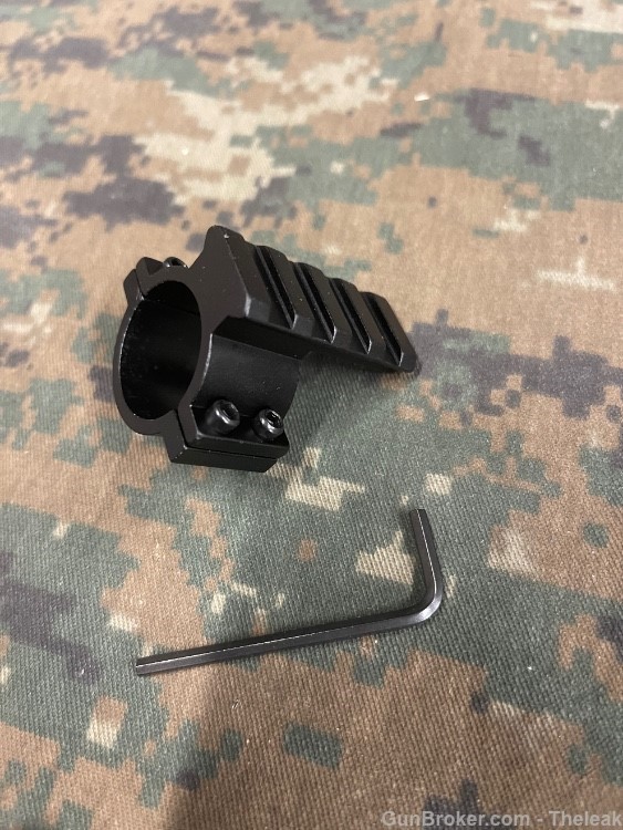 1 INCH SCOPE RING WITH RAIL TO ADD ACCESSORIES.-img-0