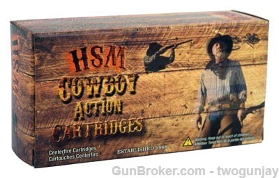 100 Rounds HSM Cowboy Action .38-55 Winchester Ammo 240 Grain Lead RNFP !-img-0