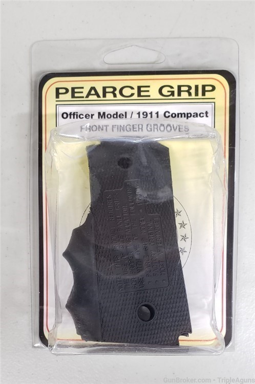 Pearce 1911 officers/compact front finger groove insert PG-OM1-img-0