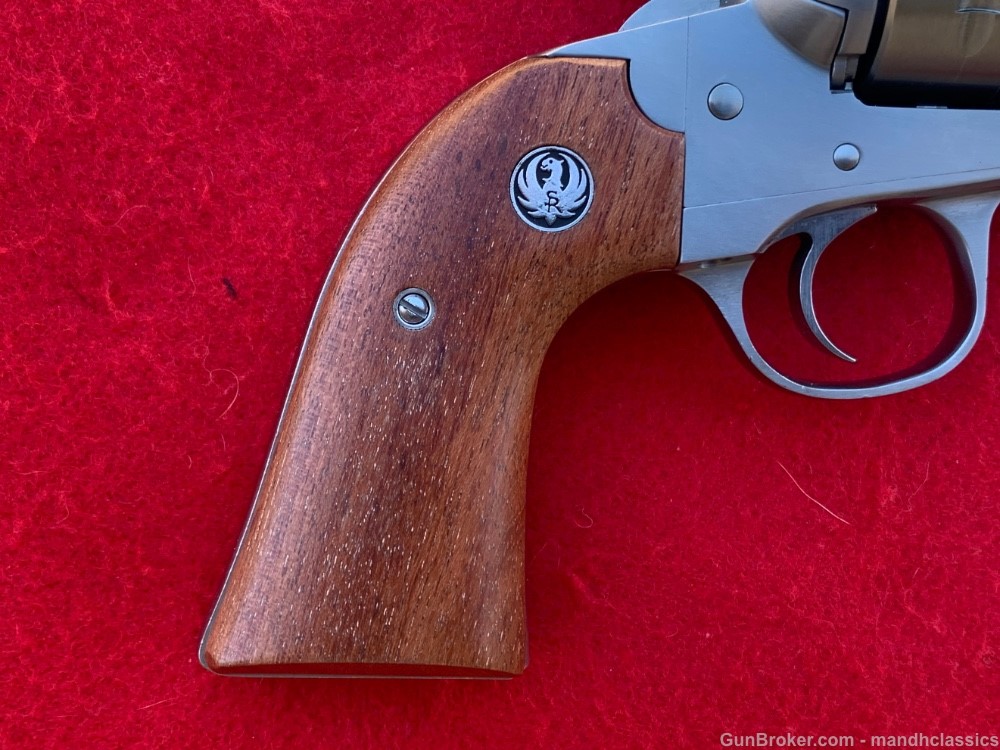 LNIB Ruger NM Blackhawk Bisley, stainless, 5.5", 45 Colt, Accusport 2004 ed-img-5