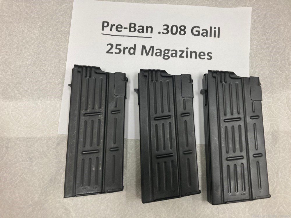 One (1) 25rd .308 GALIL Mag – PRICE PER MAG – Pre-BAN – Mass Ok!-img-0