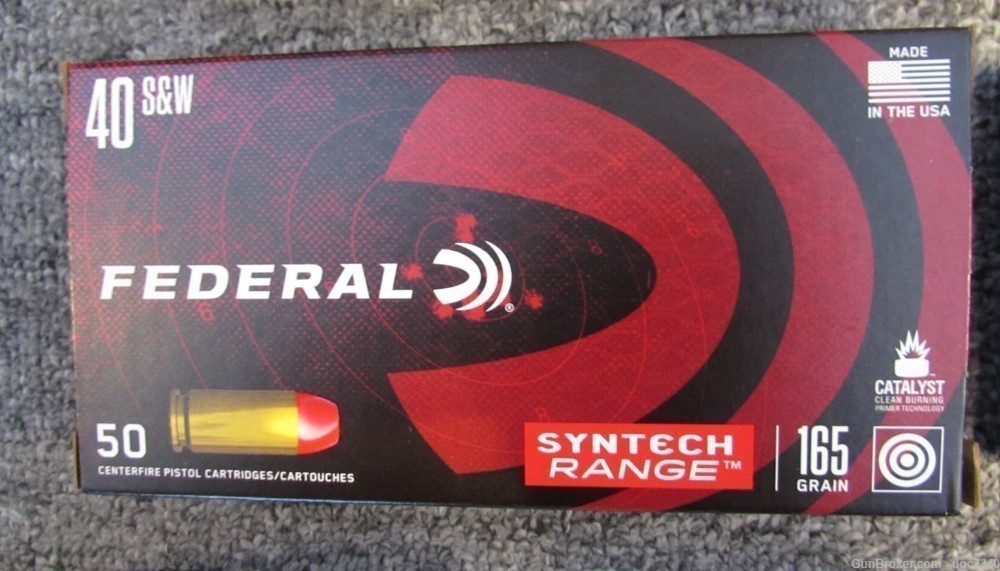Federal Syntech Range 40 Smith & Wesson ammo-img-1