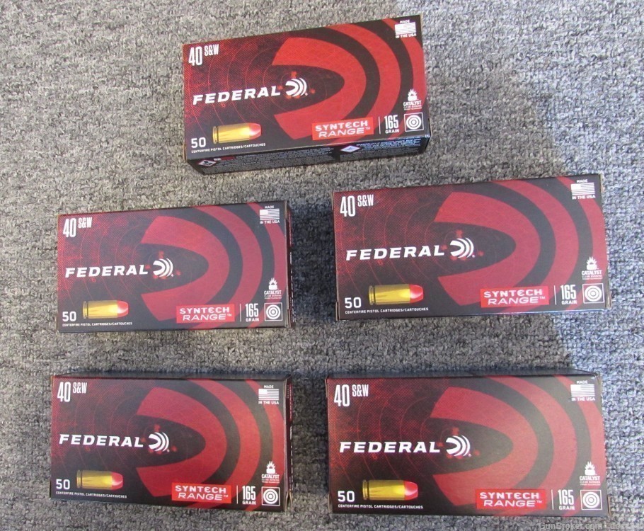 Federal Syntech Range 40 Smith & Wesson ammo-img-0