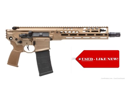(Like New) SIG SAUER MCX-SPEAR LT COYOTE TAN 5.56 NATO/.223 REM 11.5" 30-RD