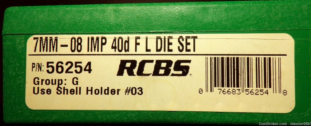  7mm-08 IMP 40, RCBS # 56254 NIB  Special Order-img-0