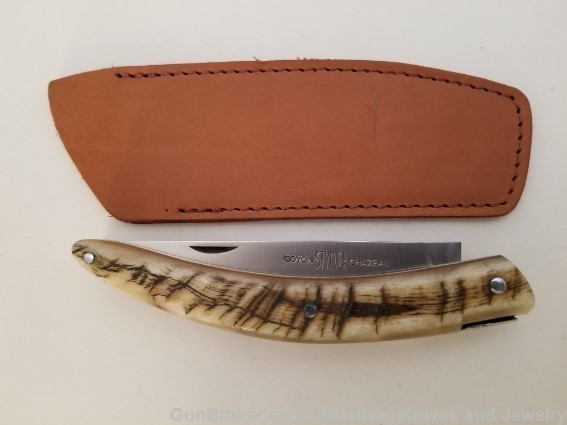 GOYON-CHAZEAU Styl'ver Knife. Deer Horn.12C27 Stainless Steel.GC4.*REDUCED*-img-8