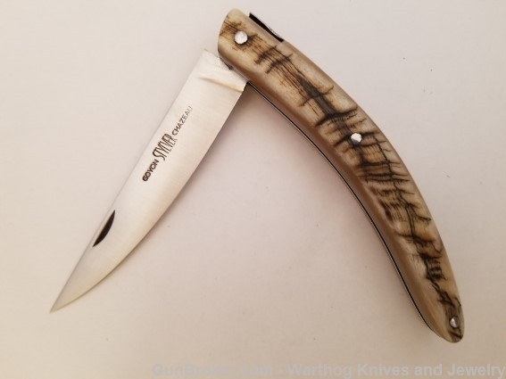 GOYON-CHAZEAU Styl'ver Knife. Deer Horn.12C27 Stainless Steel.GC4.*REDUCED*-img-7