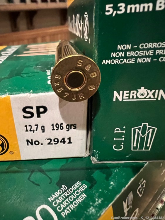 Sellier & Bellot 8x57 JR  (IRS/JRS Rimmed) .318 Loaded Ammo (10 Full Boxes)-img-5