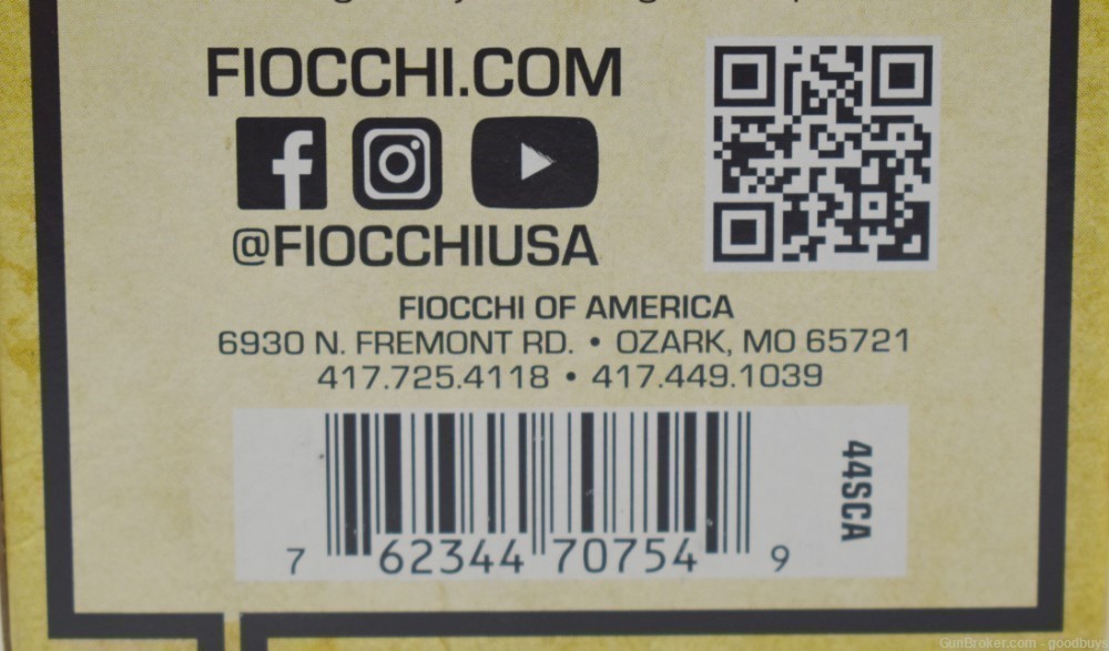 FIOCCHI COWBOY 44 SPECIAL 210 GR LFP 44SCA 3 BOXES 150 ROUNDS AMMO SALE -img-3