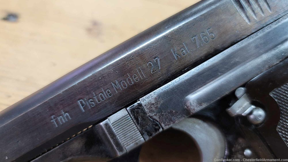 CZ 27 German fnh Pistole Model 27 Pistol 7.65 caliber C&R-img-2