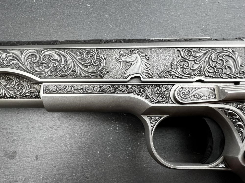 Colt 1911 .45 ACP Engraved Master Scroll Rampant Colt AAA by Altamont-img-4