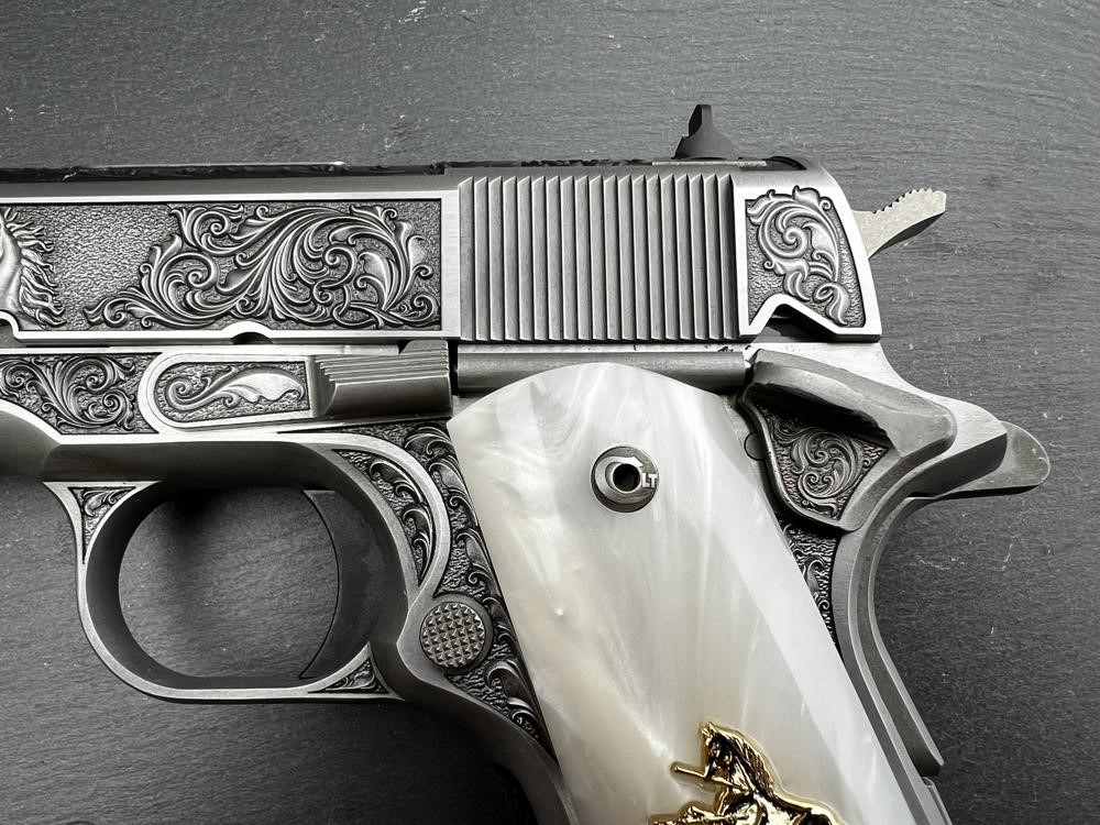 Colt 1911 .45 ACP Engraved Master Scroll Rampant Colt AAA by Altamont-img-5