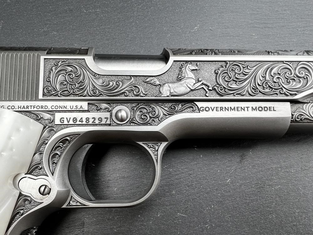 Colt 1911 .45 ACP Engraved Master Scroll Rampant Colt AAA by Altamont-img-9