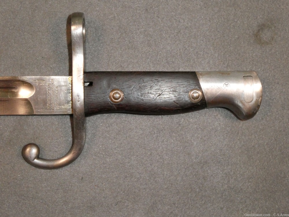 Superb, Argentine Model 1909 Bayonet, Scabbard, and Frog-img-4