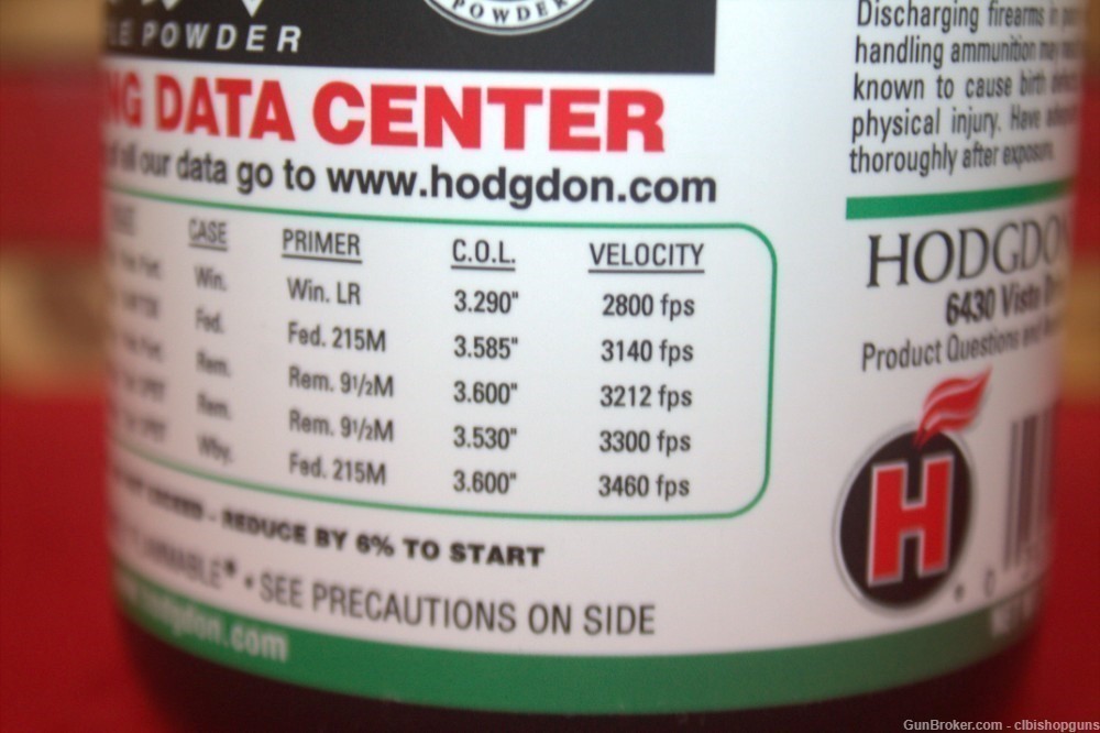 Hodgdon Retumbo large Magnum Rifle Powder 1LB see our other reloading stuff-img-4