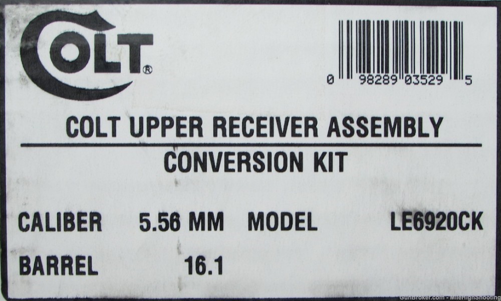Colt M4 16" 5.56 1:7 MSR Complete upper, New In Box LE6920CK-img-34