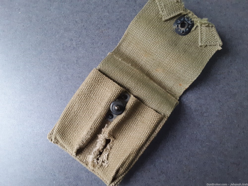 Colt 1911 double magazine pouches WW2 dated 1942-img-3