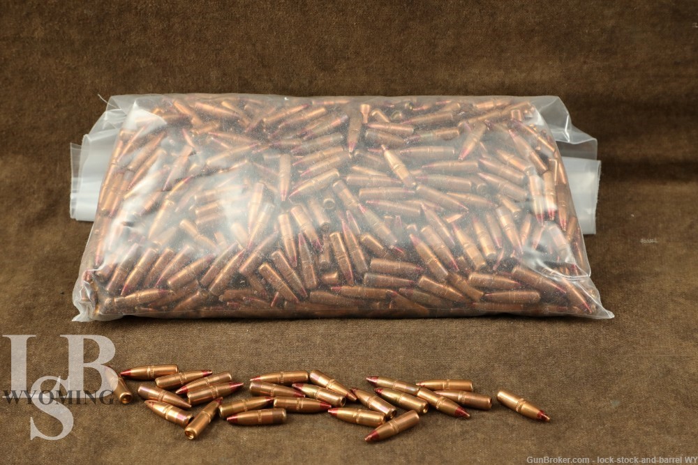 1,000x 22 Cal. .223" Red Tip Tracer Bullets -img-0