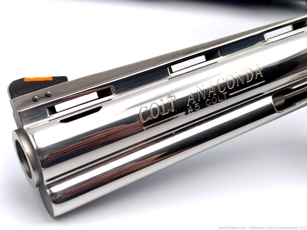 Ultra-Rare Colt Custom Shop Anaconda 45 LC Bright Polished Mirror Finish -img-8