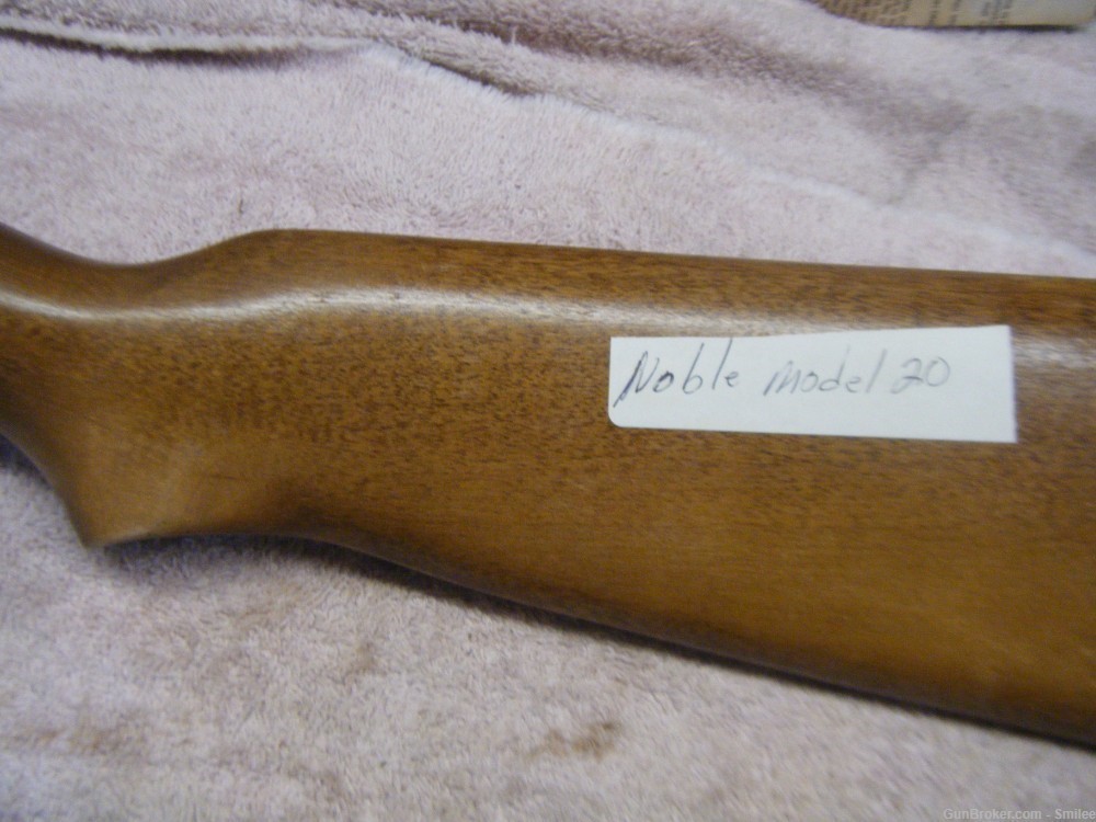Noble model 20 rifle stock-img-3