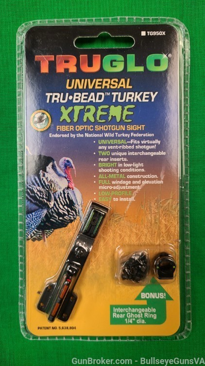 Truglo Universal Tru-Bead Turkey Xtreme Shotgun Sight. TG950X-img-0