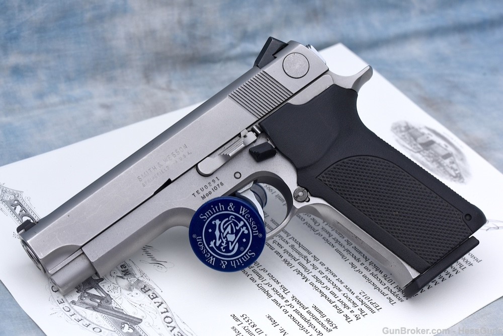 Smith & Wesson 1076 10mm w/ Historical Letter-img-0