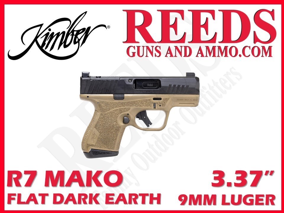 Kimber R7 Mako OR FDE 9mm 3.37in 2 Mags 3800040-img-0