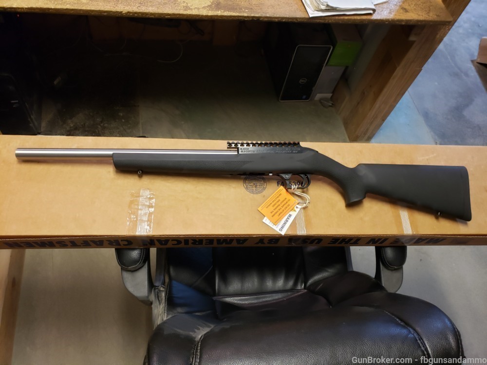 MAGNUM RESEARCH MAGNUM LITE SEMI-AUTO .22 MAG 18" STAINLESS BULL 18 WMR SS-img-10