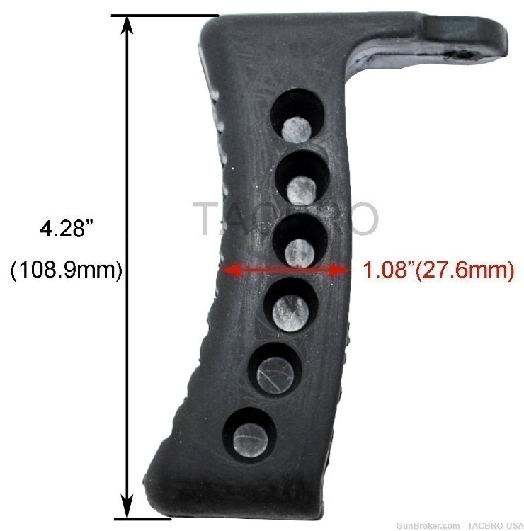 TACBRO Mosin Nagant 1 inch Rubber Recoil Butt Pad For 91/30 M44 M38-img-1