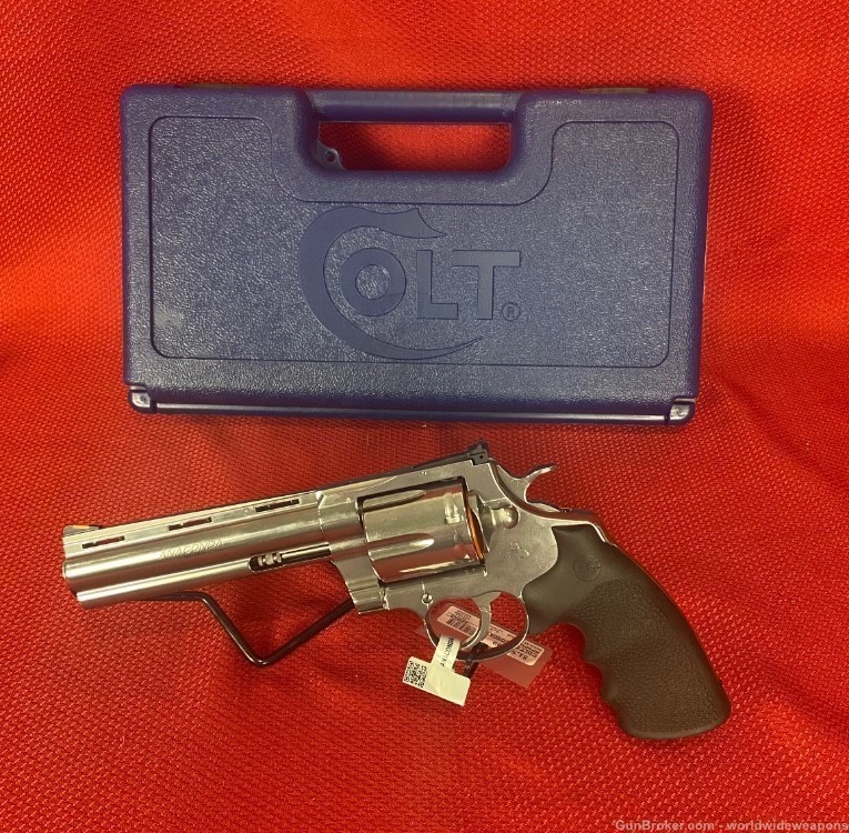 Colt Anaconda .44 Magnum Revolver 6" Semi Bright SS FREE SHIP NO CC FEES 44-img-0