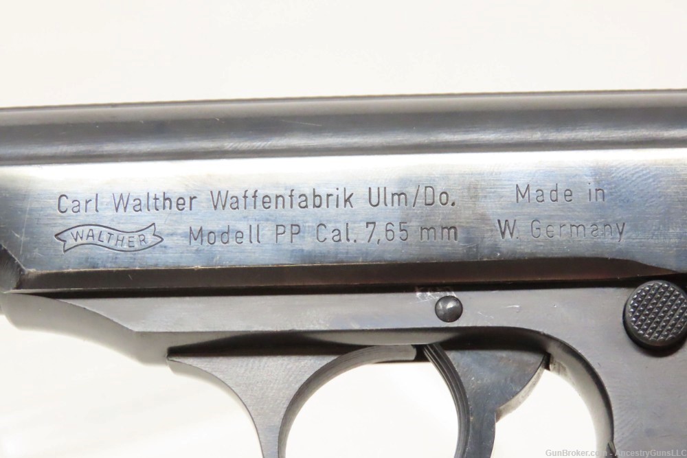 c1975 mfr COLD WAR WEST GERMAN WALTHER PP Pistol .32 ACP in BOX 2 Magazines-img-8
