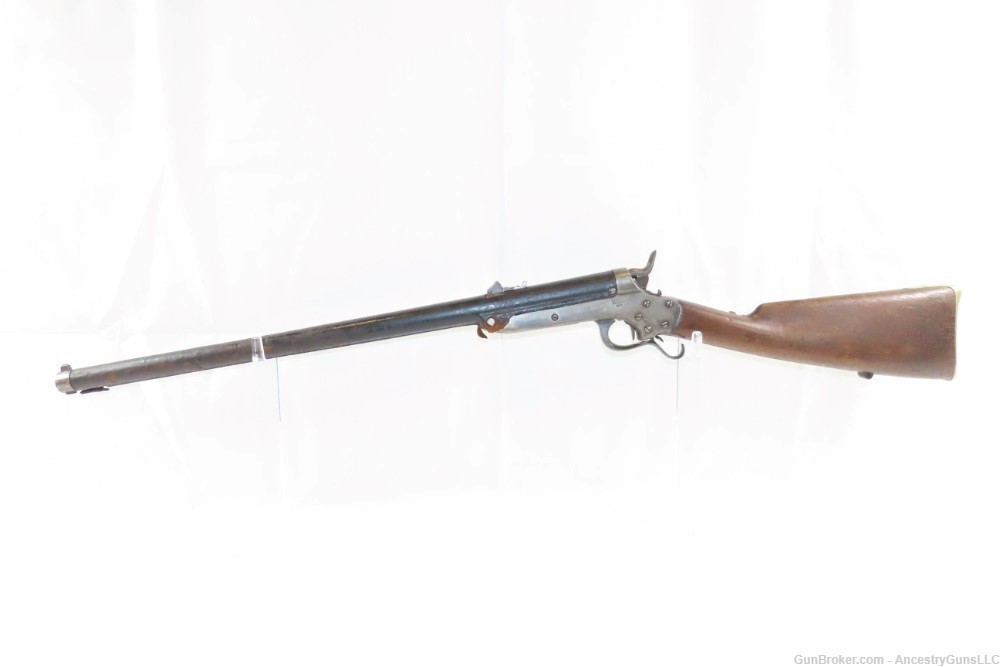 SCARCE Antique AMERICAN CIVIL WAR SHARPS & HANKINS Model 1862 NAVY Carbine-img-1