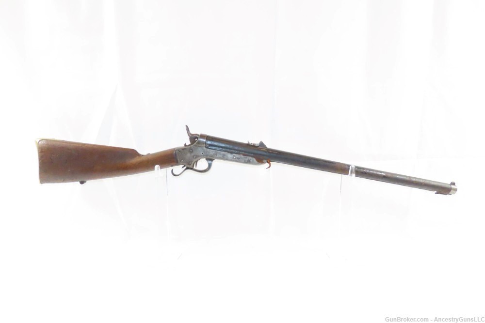 SCARCE Antique AMERICAN CIVIL WAR SHARPS & HANKINS Model 1862 NAVY Carbine-img-13