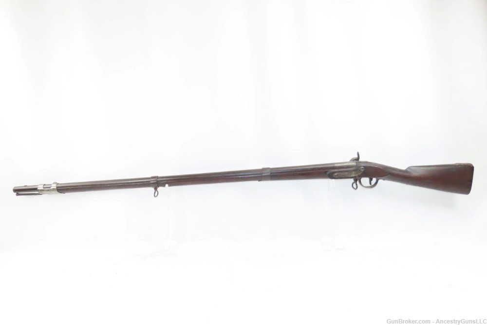 WAR of 1812 Antique U.S. HARPERS FERRY ARMORY Model 1795 Conversion MUSKET -img-16
