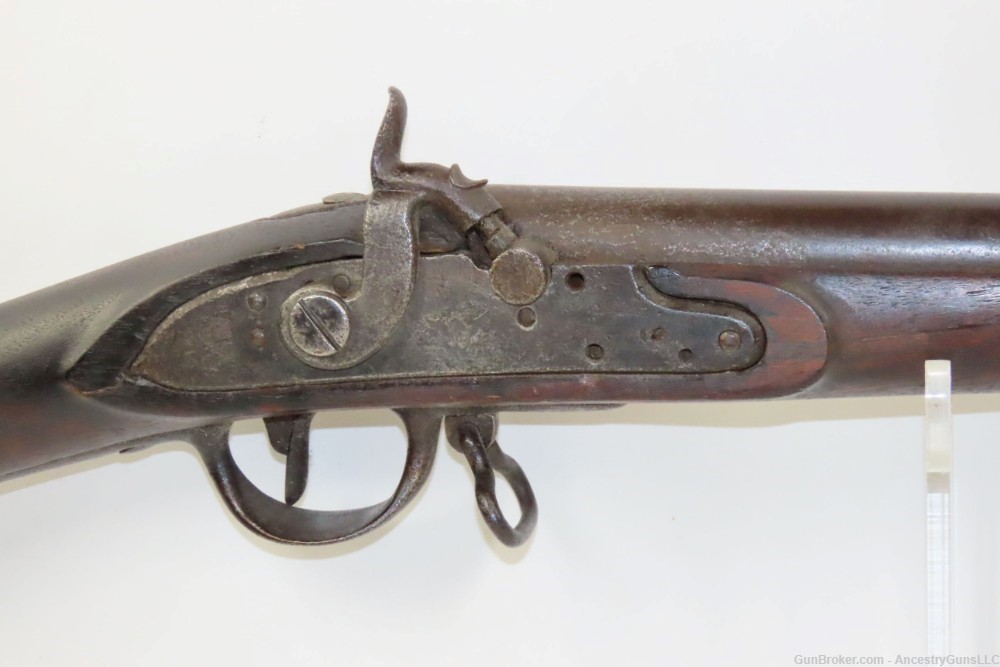 WAR of 1812 Antique U.S. HARPERS FERRY ARMORY Model 1795 Conversion MUSKET -img-3