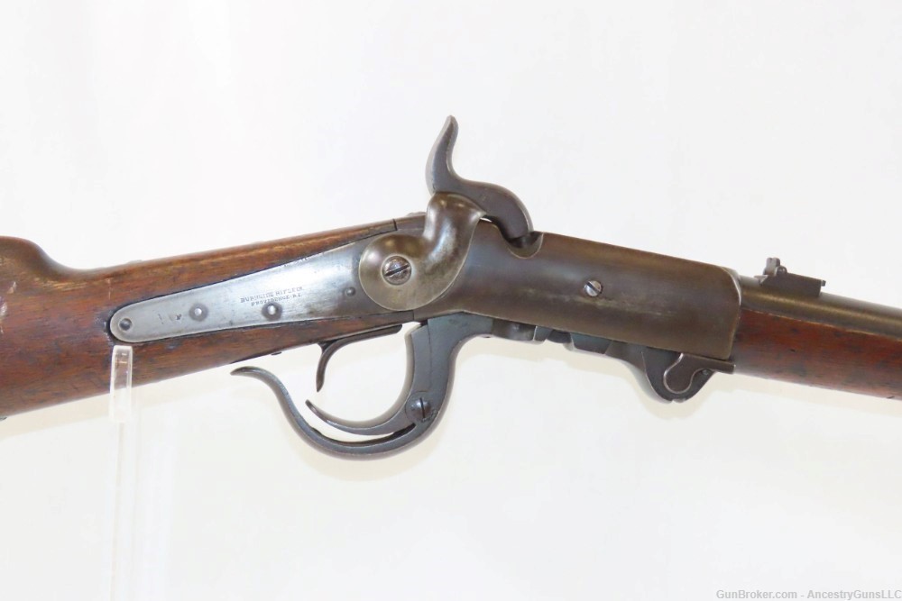 CIVIL WAR Antique U.S. BURNSIDE Model 1864 “5th Model” SADDLE RING Carbine -img-3