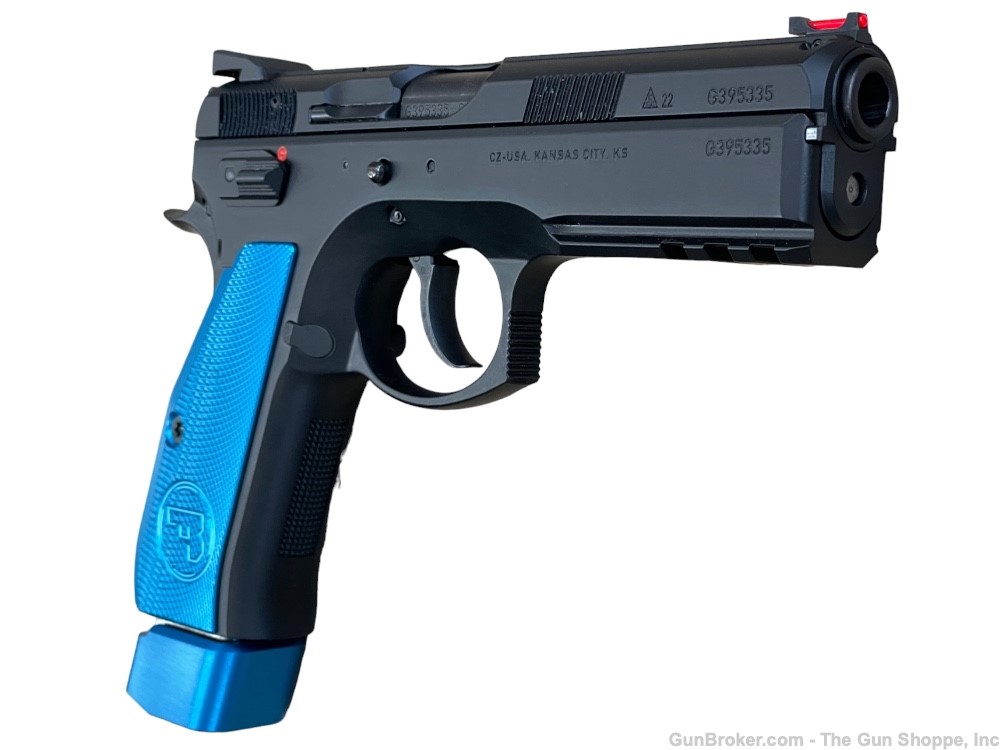 CZ 75 SP-01 Competition Blue 9mm Like New!-img-2