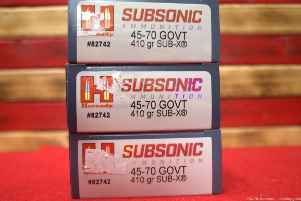 Hornady Subsonic 45-70 GOVT 60 Rounds-img-0