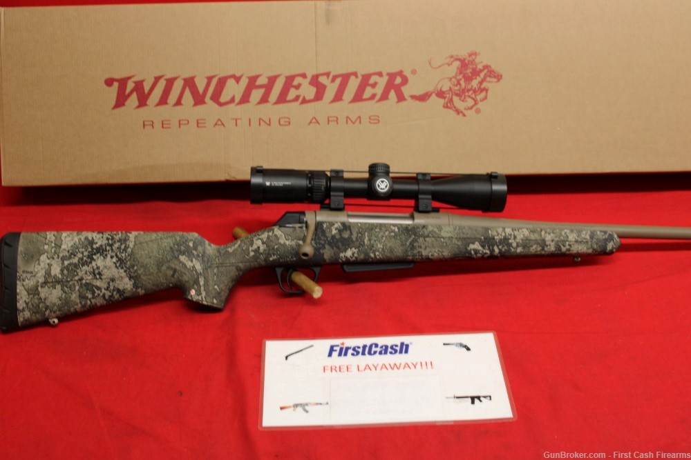 Winchester Hunter Combo w/ Vortex Scope, 270Win Camo Bolt Action RH-img-0