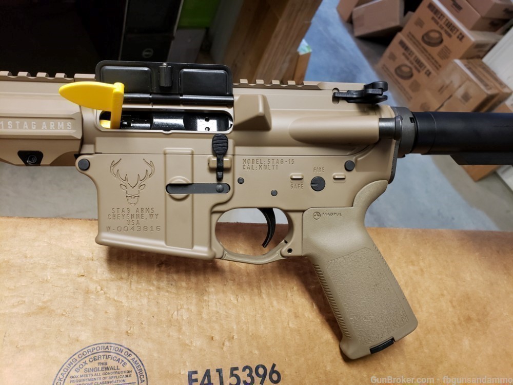 LEFT HAND STAG STAG-15L AR15 16" 5.56 .223 STAG15010242 STAG-15 TAN FDE-img-4